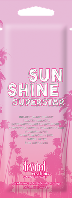 Packet- Sun Shine Superstar Dark Tanning Lotion