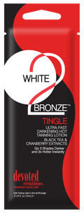 Packet- White 2 Bronze Tingle Dark Tanning Lotion