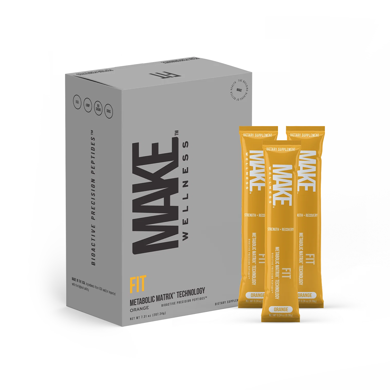 MAKE Wellness FIT- Orange with Caffeine Sample