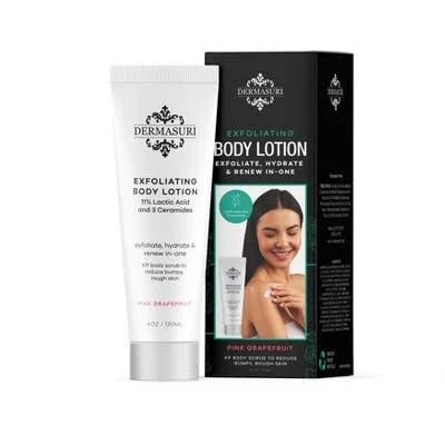 Dermasuri Exfoliating Body Lotion – Pink Grapefruit